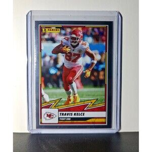 Travis Kelce 2025 Panini NFL #56 Foil Sticker Card Kansas City Chiefs